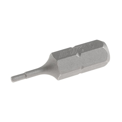 JTC-11525015 - Бита HEX H1.5х25мм 1/4" DR 6-ти гранная S2 JTC - 
Размер: 1.5 х 25 мм.
Квадрат: 1/4" DR, 6-гранная.
Материал: S2 сталь. JTC-11525015 - фото 16682113