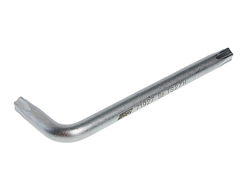 JTC-71420 - Ключ TORX Г-образный T20H с отверстием JTC - 
Материал: S2 сталь.
Размер: T20H.
Размер удлиненной части: 57 мм.
Размер короткой части: 19 мм. JTC-71420 - фото 16682625