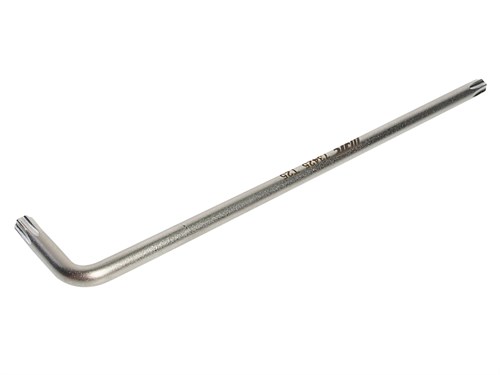 JTC-73425 - Ключ TORX Г-образный T25H удлиненный L=126мм JTC - 
Материал: SNCM8660.
Удлиненная сторона имеет отверстие.
Размер: Т25(H).
Длина: 126 мм.
Ширина: 20 мм.
Количество шт. в упаковке: 20. JTC-73425 - фото 16682634