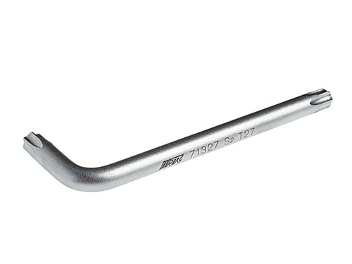 JTC-71327 - Ключ TORX Г-образный T27 L=64мм JTC - 
Материал: S2.
Размер: Т27.
Длина: 64 мм.
Ширина: 21 мм.
Количество шт. в упаковке: 20. JTC-71327 - фото 16682636