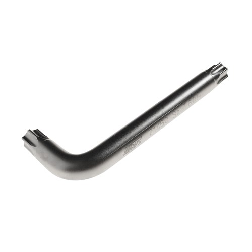 JTC-71460 - Ключ TORX Г-образный T60H с отверстием JTC - 
Материал: S2 сталь.
Размер: T60H.
Размер удлиненной части: 120 мм.
Размер короткой части: 38 мм. JTC-71460 - фото 16682671