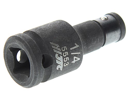 JTC-5553 - Держатель бит 3/8"х1/4" ударный JTC - 
Предназначен для бит размером &frac14;"
Стальная пружина предотвращает выпадение биты
Материал: хроммолибденовый сплав
S: 3/8" x 6.35
L: 48 мм JTC-5553 - фото 16683048