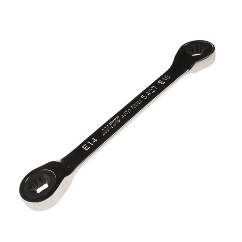 JTC-5427 - Ключ накидной TORX E14хE18 трещоточный JTC - 
72 зуба.
Инструмент изготовлен из хромованадиевой стали, обладает повышенной прочностью. Зеркальная полировка.
Размер: Е14 х Е18.
Длина: 190 мм. JTC-5427 - фото 16683719