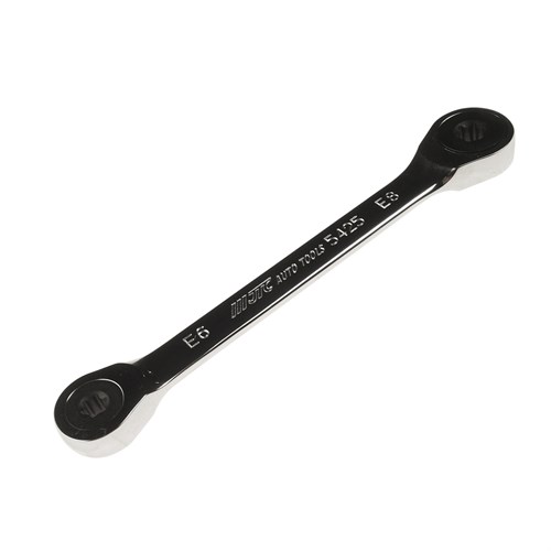 JTC-5425 - Ключ накидной TORX E6хE8 трещоточный JTC - 
72 зуба.
Инструмент изготовлен из хромованадиевой стали, обладает повышенной прочностью. Зеркальная полировка.
Размер: Е6 х Е8.
Длина: 128 мм. JTC-5425 - фото 16683722