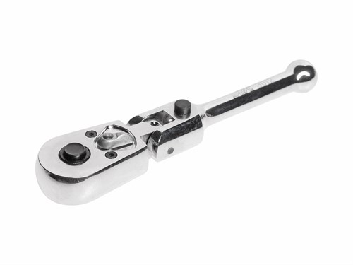 JTC-3012 - Ключ трещотка 1/4" 45 зубьев 124мм шарнирныйс фиксацией укороченный металлическая рукоятка JTC - 
	Шарнирный механизм с фиксацией позволяет выставлять оптимальный угол трещотки.
	С хромированной глянцевой поверхностью.
	Количество зубцов: 45 JTC-3012 - фото 16683823