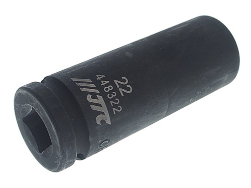 JTC-448322 - Головка торцевая 1/2" 22мм 12-ти гранная ударная тонкостенная L=82мм JTC - 
Изготовлена из высококачественной хром-молибденовой стали.
12 граней, метрический размер. JTC-448322 - фото 16683976