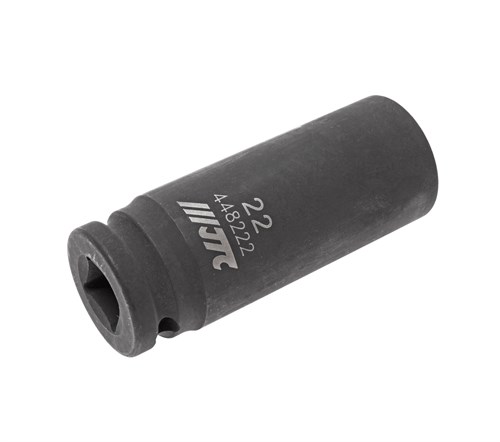 JTC-448222 - Головка торцевая 1/2" 22мм ударная глубокая L=82мм JTC - 
  6 граней, метрический размер. 
  Изготовлена из высококачественной хром-молибденовой стали. 
  Размер: 1/2&quot;х22 мм.
  Общая длина: 82 мм. 
  Количество в оптовой упаковке: 1 JTC-448222 - фото 16684040