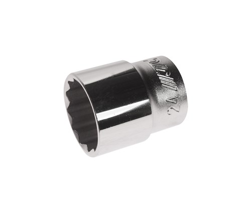 JTC-43924 - Головка торцевая 1/2" 24мм 12-ти гранная L=38мм JTC - 
12 граней, метрический размер.
Диаметр: 24 мм., ширина - 31.9 мм.
Общая длина: 38 мм.
Размер: 1/2” Dr.
Изготовлена из закаленной хром-ванадиевой стали.
Количество в оптовой упаковке: JTC-43924 - фото 16684056