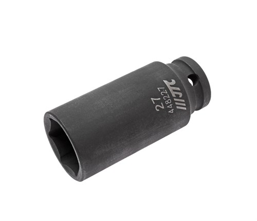 JTC-448227 - Головка торцевая 1/2" 27мм ударная глубокая L=82мм JTC - 
  6 граней, метрический размер. 
  Изготовлена из высококачественной хром-молибденовой стали. 
  Размер: 1/2&quot;х27 мм.
  Общая длина: 82 мм. 
  Количество в оптовой упаковке: 1 JTC-448227 - фото 16684100