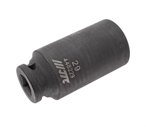 JTC-448229 - Головка торцевая 1/2" 29мм ударная глубокая L=82мм JTC - 
  6 граней, метрический размер. 
  Изготовлена из высококачественной хром-молибденовой стали. 
  Размер: 1/2&quot;х29 мм.
  Общая длина: 82 мм. 
  Количество в оптовой упаковке: 5 JTC-448229 - фото 16684117