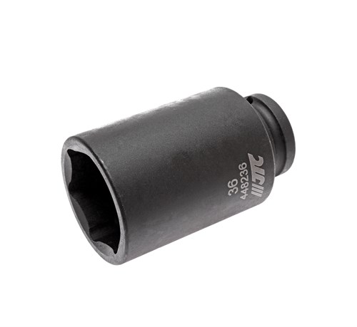 JTC-448236 - Головка торцевая 1/2" 36мм ударная глубокая L=82мм JTC - 
  6 граней, метрический размер. 
  Изготовлена из высококачественной хром-молибденовой стали. 
  Размер: 1/2&quot;х36 мм.
  Общая длина: 82 мм. 
  Количество в оптовой упаковке: 5 JTC-448236 - фото 16684170