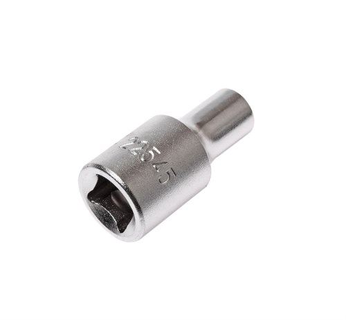 JTC-22545 - Головка торцевая 1/4" 4.5мм L=25мм JTC -  
  6 граней, метрический размер. 
  Изготовлена из закаленной хром-ванадиевой стали. 
  Размер: 1/4&rdquo;х4.5 мм.
  Общая длина: 25 мм. 
  Количество в оптовой упаковке: 20 шт. и 1000 шт. 
  Габ JTC-22545 - фото 16684342