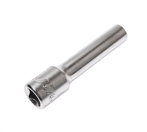 JTC-25255 - Головка торцевая 1/4" 5.5мм глубокая L=50мм JTC - 
  6 граней, метрический размер. 
  Изготовлена из закаленной хром-ванадиевой стали. 
  Размер: 1/4&rdquo;х5.5 мм.
  Общая длина: 50 мм. 
  Количество в оптовой упаковке: 20 шт. и 1000 шт. JTC-25255 - фото 16684349