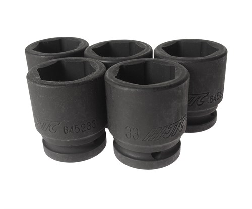 JTC-645233 - Головка торцевая 3/4" 33мм ударная L=56мм JTC - 
6 граней, метрический размер.
Диаметр: 33 мм., ширина - 48 мм.
Общая длина: 56 мм.
Размер: 3/4” Dr.
Изготовлена из высококачественной хром-молибденовой стали.
Габаритные размеры: 60/48/48 JTC-645233 - фото 16684482