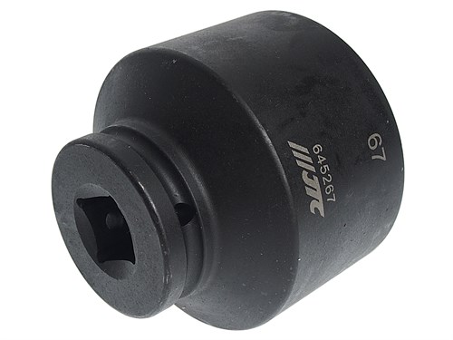 JTC-645267 - Головка торцевая 3/4" 67мм ударная L=80мм JTC - Головка торцевая ударная, размер 67&nbsp;мм, 6-гранная (шестигранная). Под вороток 3/4&nbsp;дюйма. Для использования с ударным инструментом. Изготовлена из хромомолибденовой стали, которая отлич JTC-645267 - фото 16684595