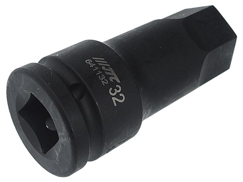 JTC-641132 - Головка торцевая 3/4" HEX H32 ударная L=100мм JTC - материал: сталь марки SNCM 8660, 3/4" Dr. H-32, L-100. JTC-641132 - фото 16684619
