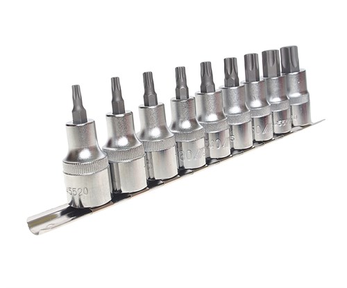 JTC-H409T - Набор бит-головок 1/2" TORX T20-T60 9 предметов JTC -  
В комплекте: Т20, Т25, Т27, Т30, Т40, Т45, Т50, Т55, Т60. 
Общее количество: 9 шт. 
Материал: высококачественная хром-ванадиевая сталь. 
Габаритные размеры: 330/110/25 мм. (Д/Ш/В)  
 JTC-H409T - фото 16684800