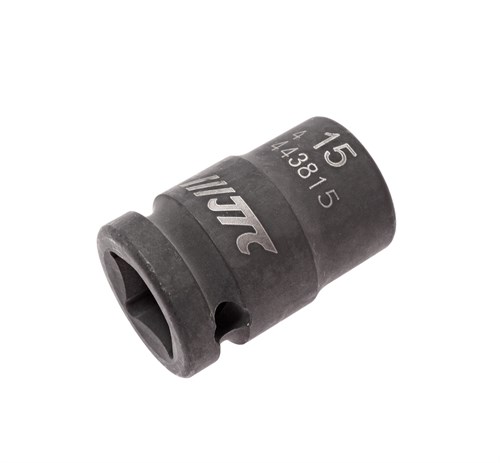JTC-443815 - Головка торцевая 1/2" 15мм ударная L=38мм JTC - 
  6 граней, метрический размер. 
  Изготовлена из высококачественной хром-молибденовой стали. 
  Размер: 1/2&quot;х15 мм.
  Общая длина: 38 мм. 
  Количество в оптовой упаковке: 10 шт. и 2 JTC-443815 - фото 16685791