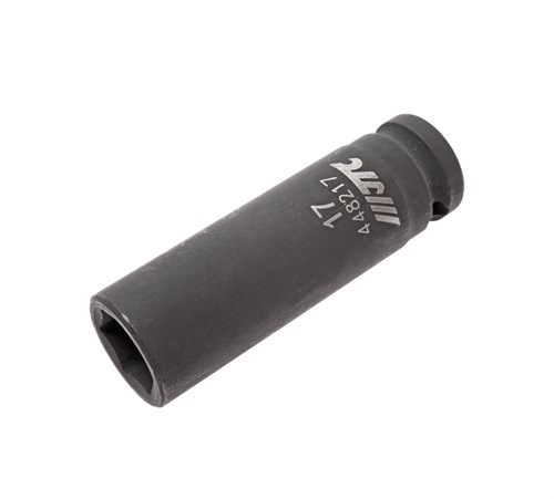 JTC-448217 - Головка торцевая 1/2" 17мм ударная глубокая L=82мм JTC - 
  6 граней, метрический размер. 
  Изготовлена из высококачественной хром-молибденовой стали. 
  Размер: 1/2&quot;х17 мм.
  Общая длина: 82 мм. 
  Количество в оптовой упаковке: 1 JTC-448217 - фото 16685807