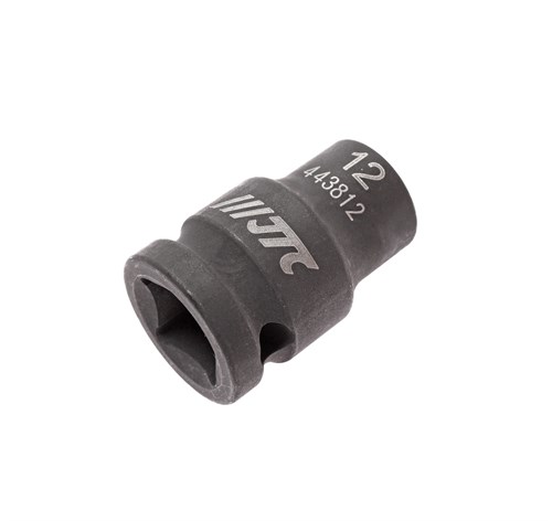 JTC-443812 - Головка торцевая 1/2" 12мм ударная L=38мм JTC - 
  6 граней, метрический размер. 
  Изготовлена из высококачественной хром-молибденовой стали. 
  Размер: 1/2&quot;х12 мм.
  Общая длина: 38 мм. 
  Количество в оптовой упаковке: 10 шт. и 2 JTC-443812 - фото 16685823