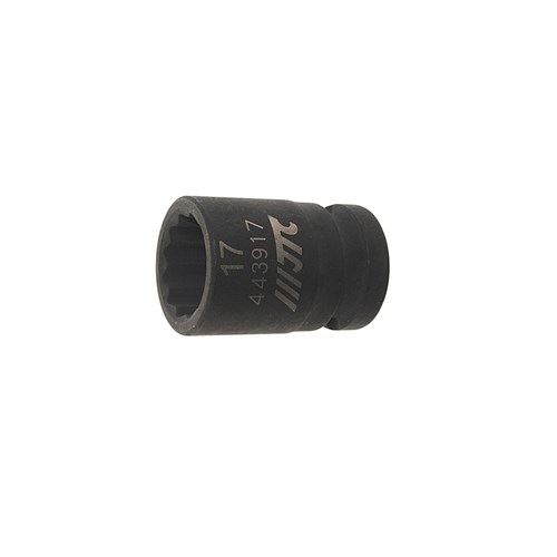 JTC-443917 - Головка торцевая 1/2" 17мм 12-ти гранная ударная L=38мм JTC - 
12 граней, метрический размер.
Общая длина: 38 мм.
Размер: 1/2" Dr.х17 мм.
Изготовлена из высококачественной хром-молибденовой стали. JTC-443917 - фото 16685857