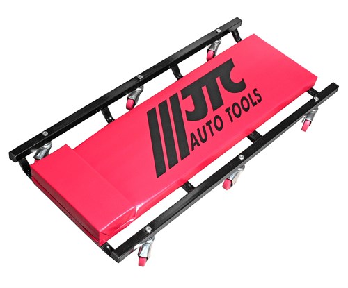 JTC-3105 - Тележка подкатная для ремонта автомобиля 930x440x105мм (лежак, металлический каркас) усиленный JTC - 
  Устойчивая конструкция с 6-ю колесами.
  Удобен для проведения работ под автомобилем.
  Лежак оснащен мягкой сидушкой и подголовником, чт JTC-3105 - фото 16686180