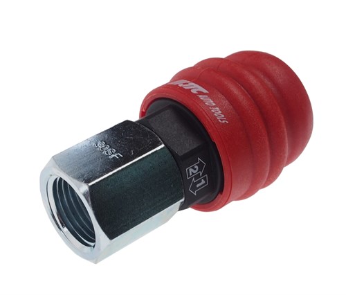 JTC-C30SFA - Переходник для компрессора F3/8" быстросъемный внутренняя резьба композитный двухрежимный JTC - 
Двухступенчатый режим работы, чтобы избежать опасности, которая может возникнуть при ослаблении соединения.
Соединяемая часть сделана из сверхпро JTC-C30SFA - фото 16686551