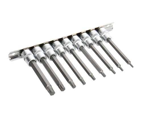 JTC-7123 - Набор насадок STAR PLUS 3/8" TP10-TP50 9 предметов JTC - 
Комплект Torx Plus (3/8" Dr.): TP10, TP20, TP25, TP30, TP40, TP45, TP50;
Длина головок: 100 мм. JTC-7123 - фото 16687276