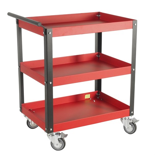 JTC-5921 - Тележка инструментальная 3 полки (JTC-5921) открытого типа 684х469х870мм JTC -  
Тележка открытого типа  предназначена для размещения и хранения подручного инструмента. 
Оснащена поворотными прорезиненными колесами размером 4&quot; (2 колеса  JTC-5921 - фото 16689502