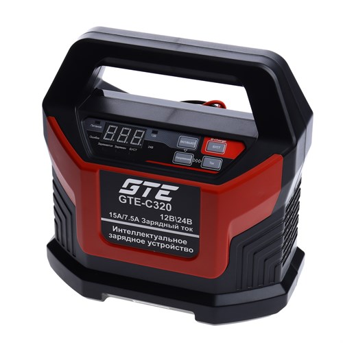 GTE-C320 - Устройство зарядное 12-24V 20A 200Ач GTE - 
Вход: 220-240 В, 50-60 Гц
Выход: 12В/2А,4А,6А,8А,10А,15А или 24В/3.5А,7.5А или 12В/20А, 300с(БУСТ)
Мощность: 350 Вт


Особенности:

Предназначено для зарядки всех типов свинцово-кислотных акку GTE-C320 - фото 16690181