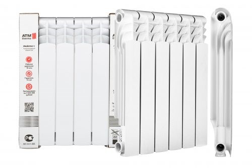 Радиатор отопления ATM Thermo Moderno+ 500/80 (1 секция) алюминиевый atmmoder - фото 16690733