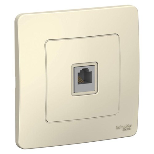 Розетка телефонная 1-м СП Blanca RJ11 молочн. SE BLNIS011002 1210311 - фото 16690821