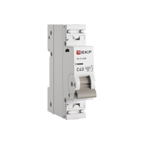 Выключатель автоматический модульный 1п C 40А 6кА ВА 47-63N PROxima EKF M636140C 1699247 - фото 16690871
