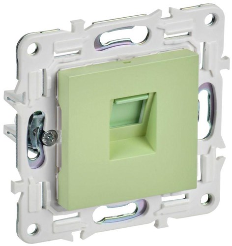 Розетка компьютерная RJ45 кат.6 SKANDY SK-K02G мятный IEK SK-K10-2-K06 1835969 - фото 16691223