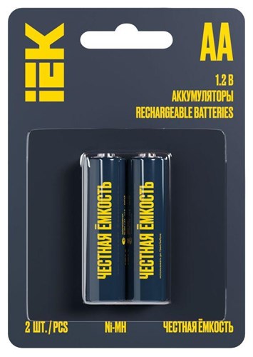 Аккумулятор GREEN Ni-MH AA 2700мАч (блист.2шт) IEK AAK-NIMH-06-2700-L02 1777253 - фото 16691228