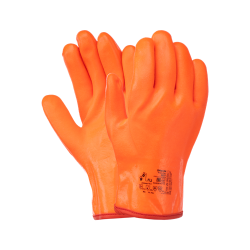 Перчатки ПВХ утеплённые бензомаслостойкие TM 2Hands Аляска, манжет - жесткая крага 3027 00010003979 - фото 16691946