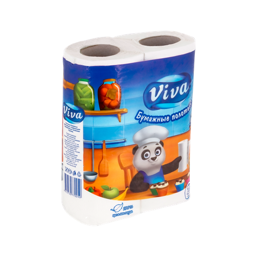 Полотенца бумажные Viva двухслойные 2 шт/уп 00501444000 - фото 16696930