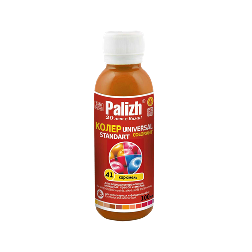 Паста колеровочная универсальная Palizh Standart 0.1 л карамель 00501453161 - фото 16697364