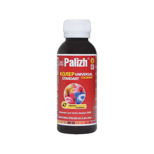Паста колеровочная универсальная Palizh Standart 0.1 л черника 00501453167 - фото 16697369
