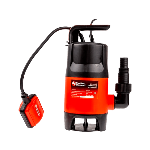 Насос дренажный Quattro Elementi Drenaggio 400 F Promo, 910-461 910-461 - фото 16700622
