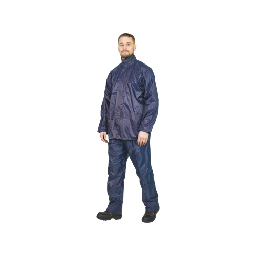 Костюм нейлон с ПВХ влагостойкий на молнии, темно-синий 00501404210 - фото 16701146