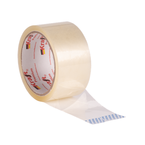 Скотч широкий прозрачный 48 мм х 50м, 45 мкм (KRAFT) 00501453079 - фото 16701819