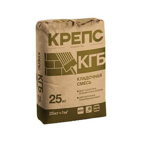 Клей для газобетонных блоков Крепс КГБ, 25 кг OCA50 - фото 16702339