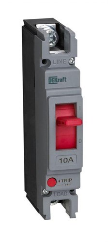 Выключатель автоматический 1п 10А 20кА ВА-301 DEKraft 28000DEK 1628989 - фото 16704206