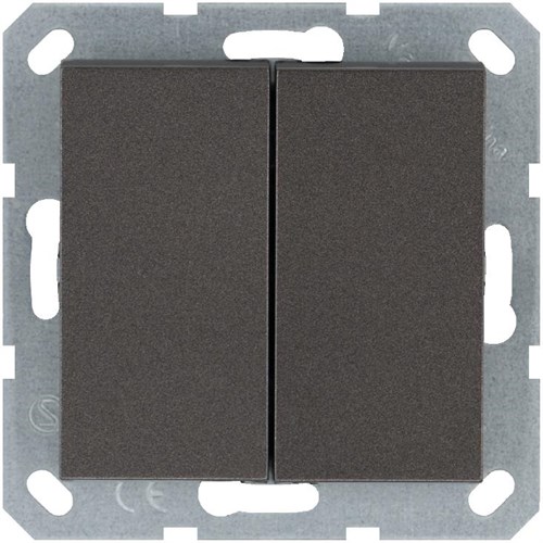Выключатель 2-кл. 10А IP20 механизм мокко Jasmart G3023Z 1944932 - фото 16704278
