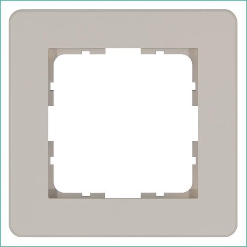 Рамка 1-м G-Flex тауп Jasmart G1101T 1945023 - фото 16704396
