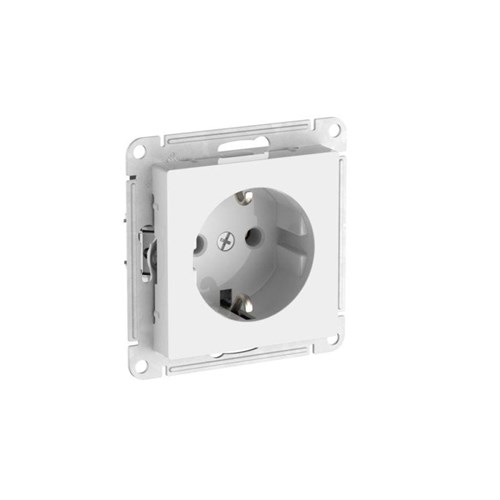 Розетка AtlasDesign 16А с заземл. быстрозажим. клем. механизм бел. SE ATN000143S 1948543 - фото 16704514