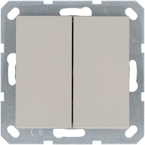 Выключатель 2-кл. 10А IP20 механизм тауп Jasmart G3023T 1944933 - фото 16704648