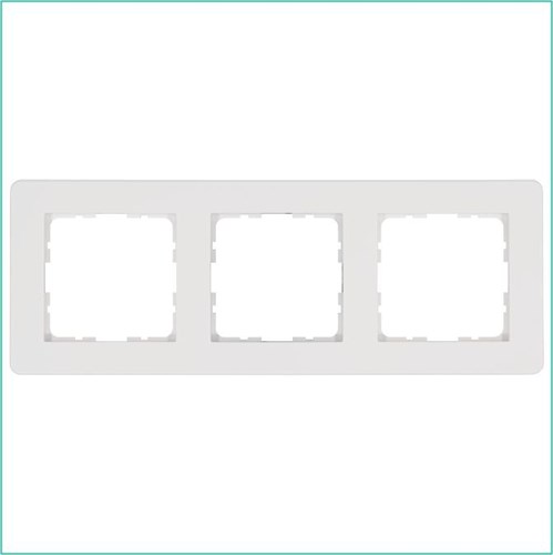 Рамка 3-м G-Flex бел. глянцевый Jasmart G1103W 1945067 - фото 16704662
