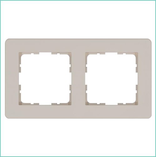 Рамка 2-м G-Flex тауп Jasmart G1102T 1945046 - фото 16704665
